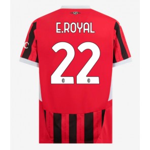 Billiga AC Milan Emerson Royal #22 Hemmatröja 2024-25 Kortärmad